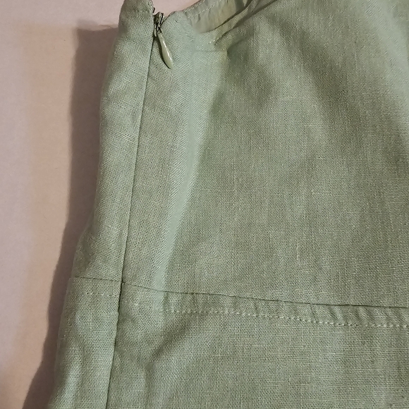 Emma James Women's Skirt Top Size 16W Two Piece Set Embroidered Trim Green - Picture 8 of 14